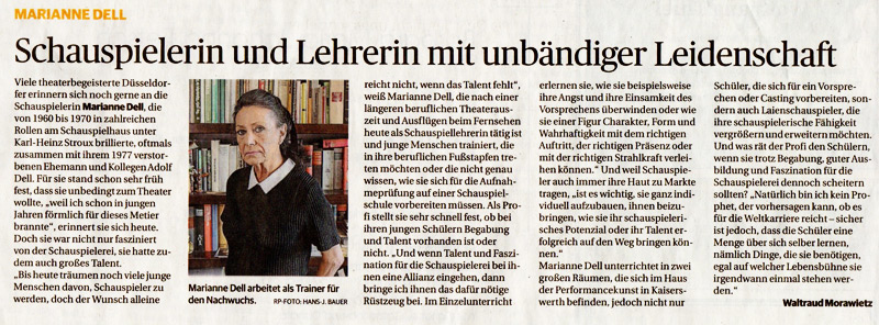 Rheinische Post Artikel